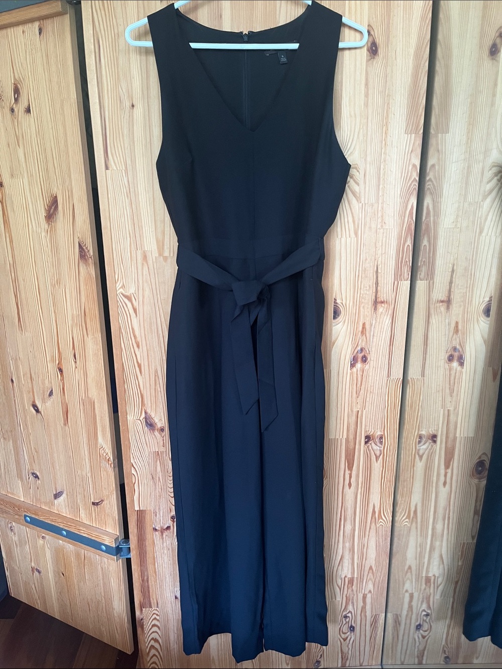 Banana Republic black v-neck romper (size 6)